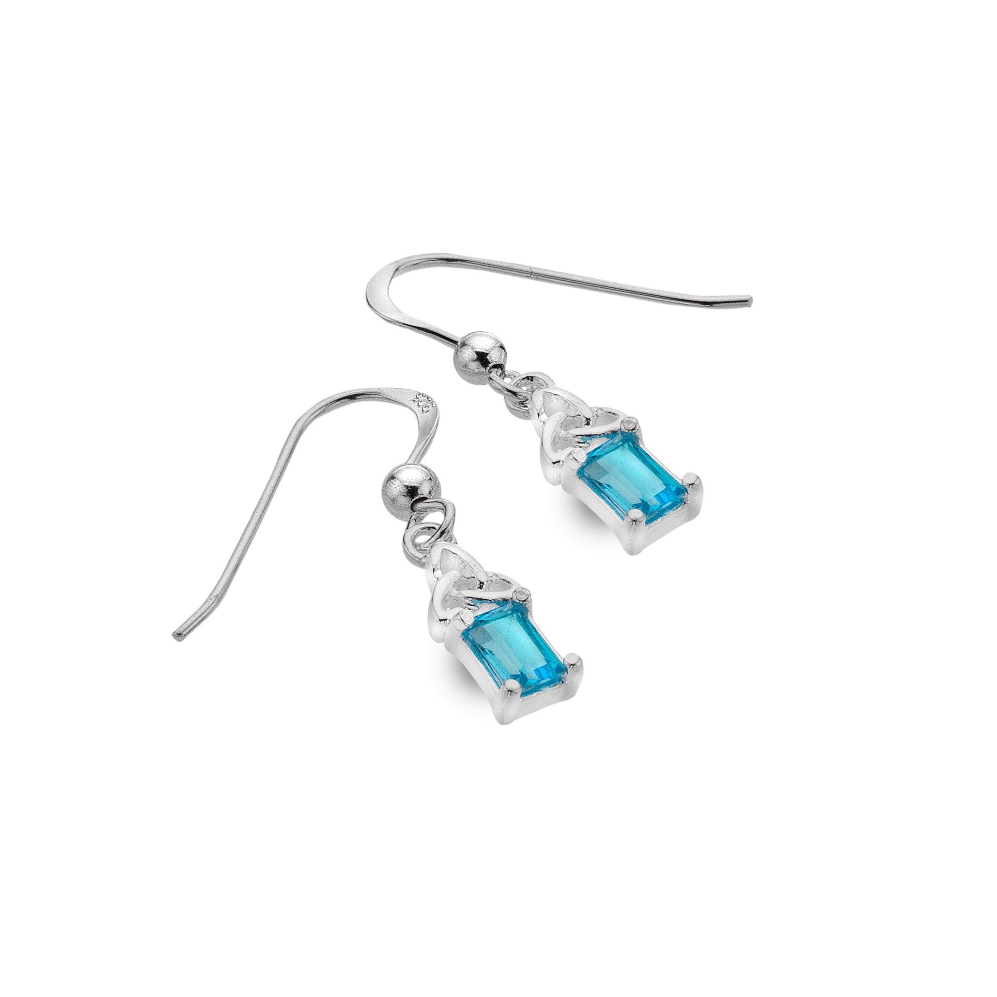 Sacred Trinity Topaz Earrings